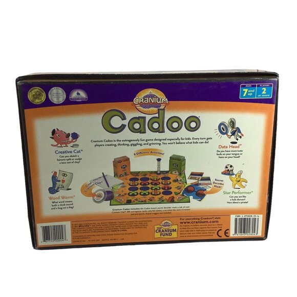 Cranium Cadoo The Outrageous Game That's All Kinds of Fun! Family Board Game - Picture 3 of 8